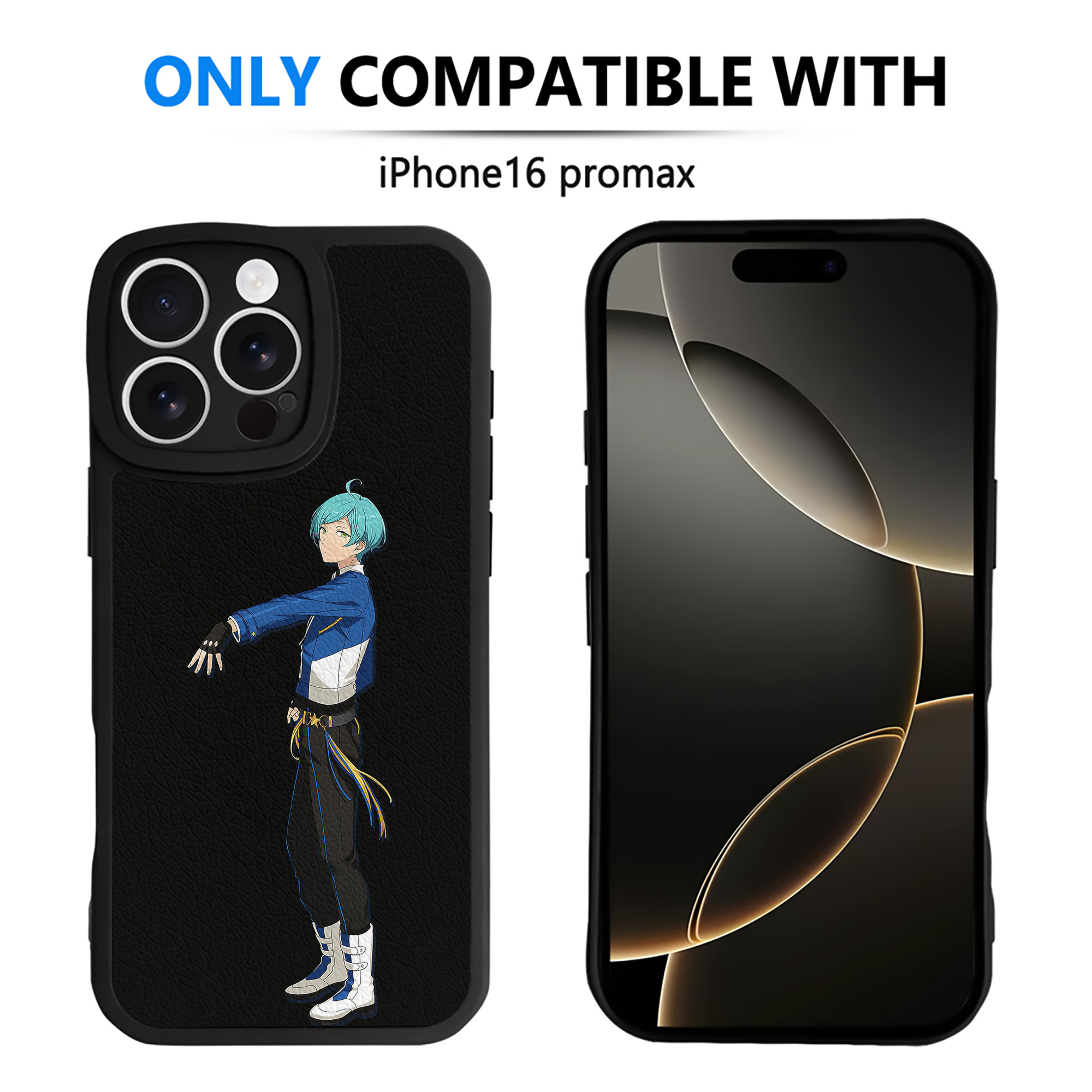 （画像用） あんさんぶるスターズ! Ensemble Stars 【iPhone 16シリーズ対応】シリコンスマホケース（レザー調） 材質：シリコン